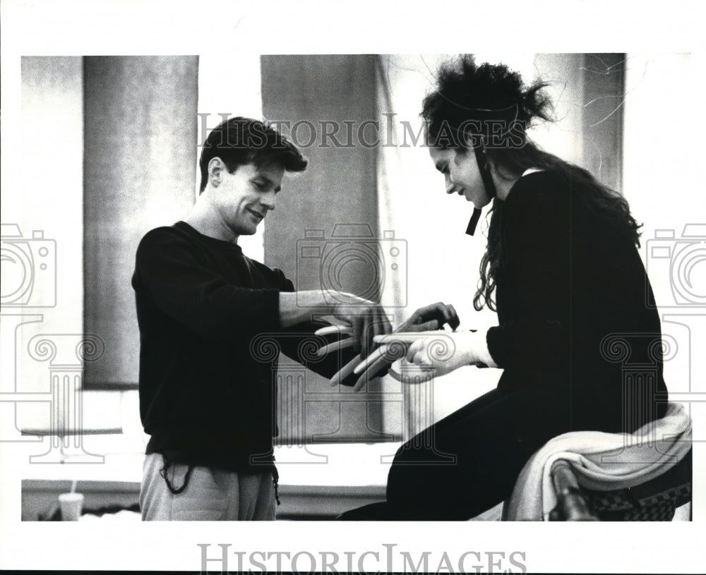 1988 Press Photo Randy Glynn guest choreographer from Toronto - Historic Images