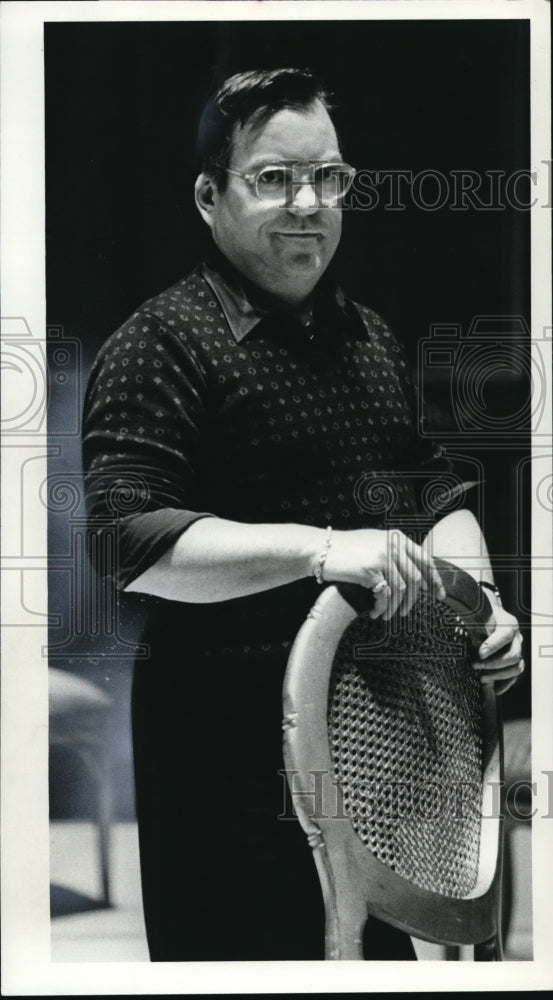 1979 Press Photo David Guthrie is a resident designer of Cleveland Ballet- Historic Images