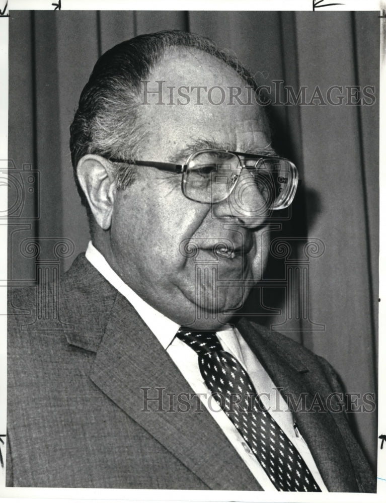 1986 Press Photo Philip Habib at the Town hall lecture series- Historic Images