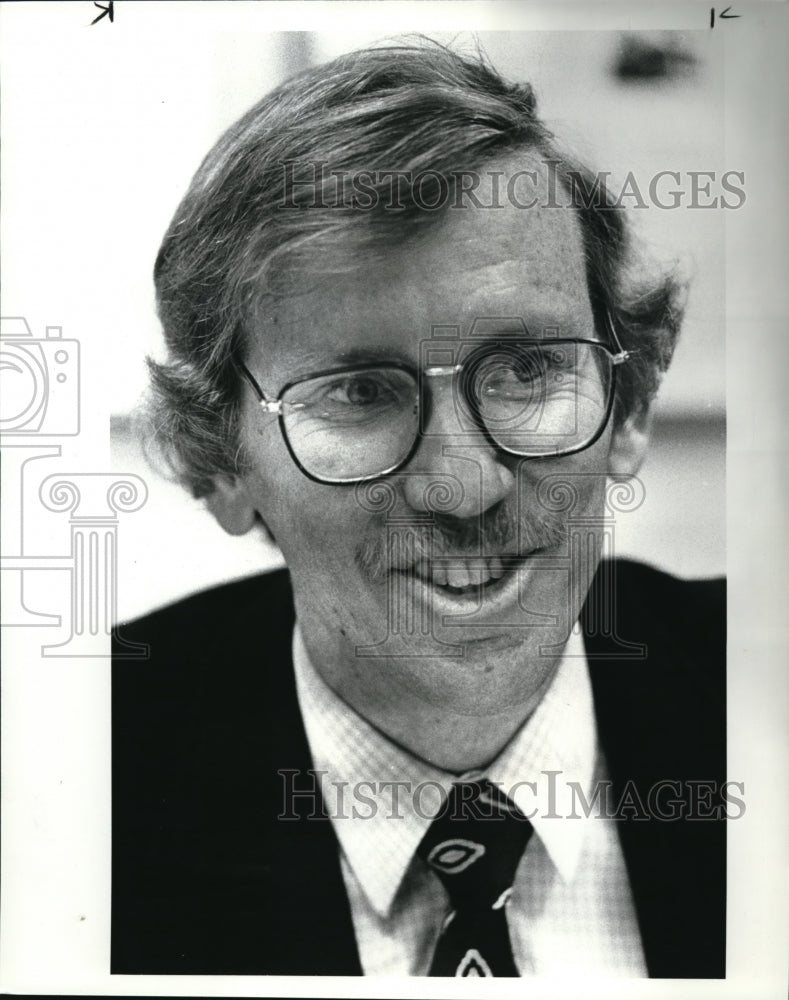 1985 Press Photo John Hammock President of Oxfam America - Historic Images