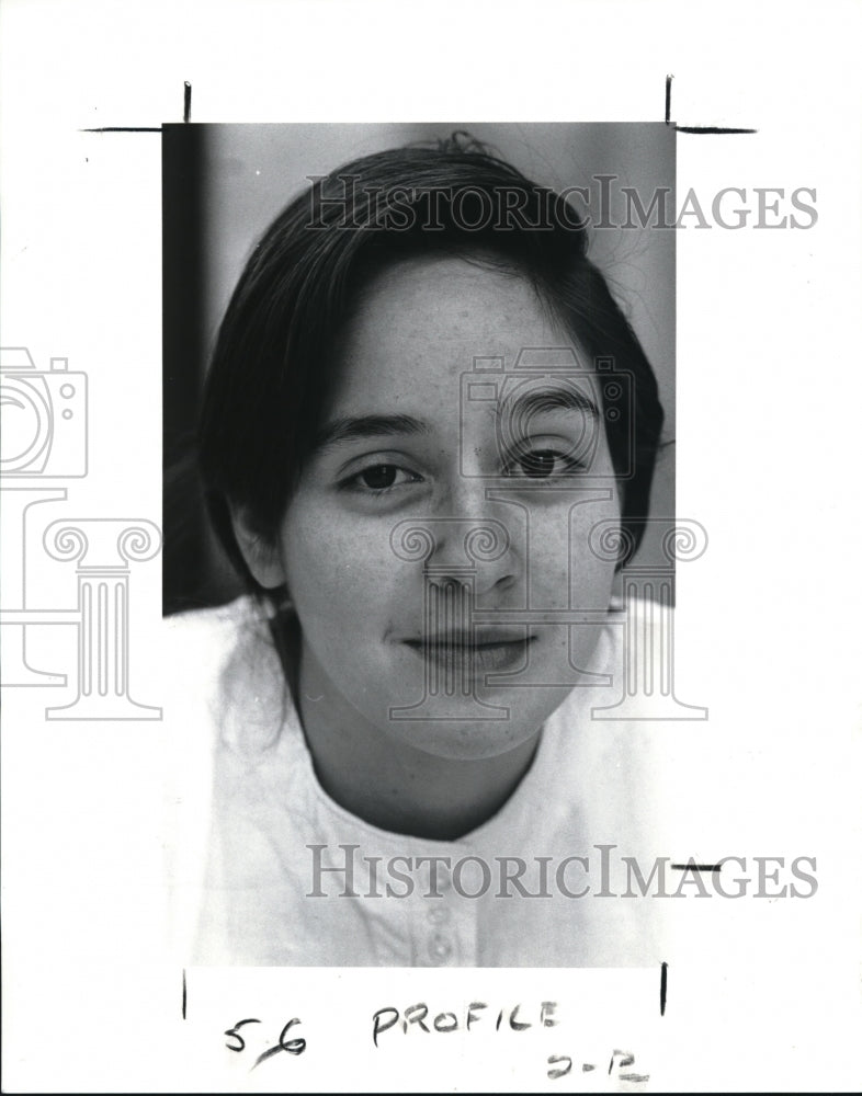 1989 Press Photo The Hispanic Teen Jeanette Hanna- Historic Images