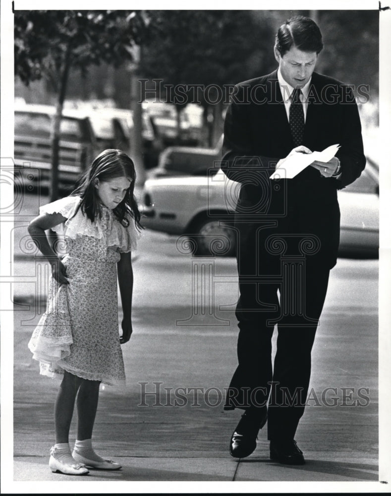 1987 Press Photo Senator Albert Gore- Historic Images