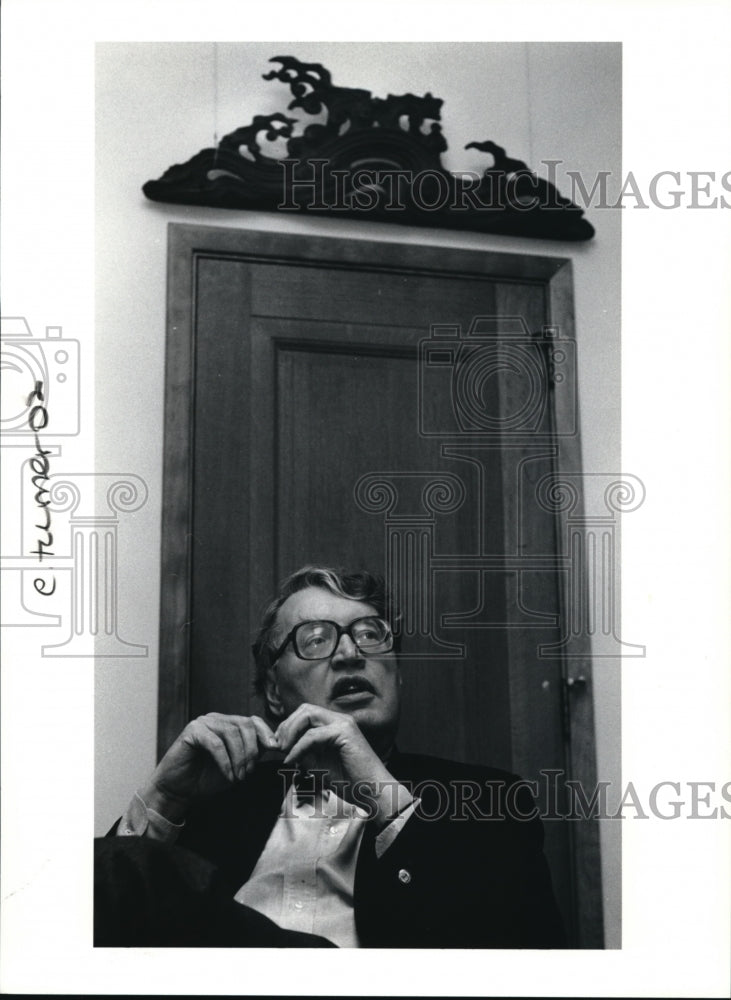 1991 Press Photo Cleveland Art Museum Director Evan Turner- Historic Images