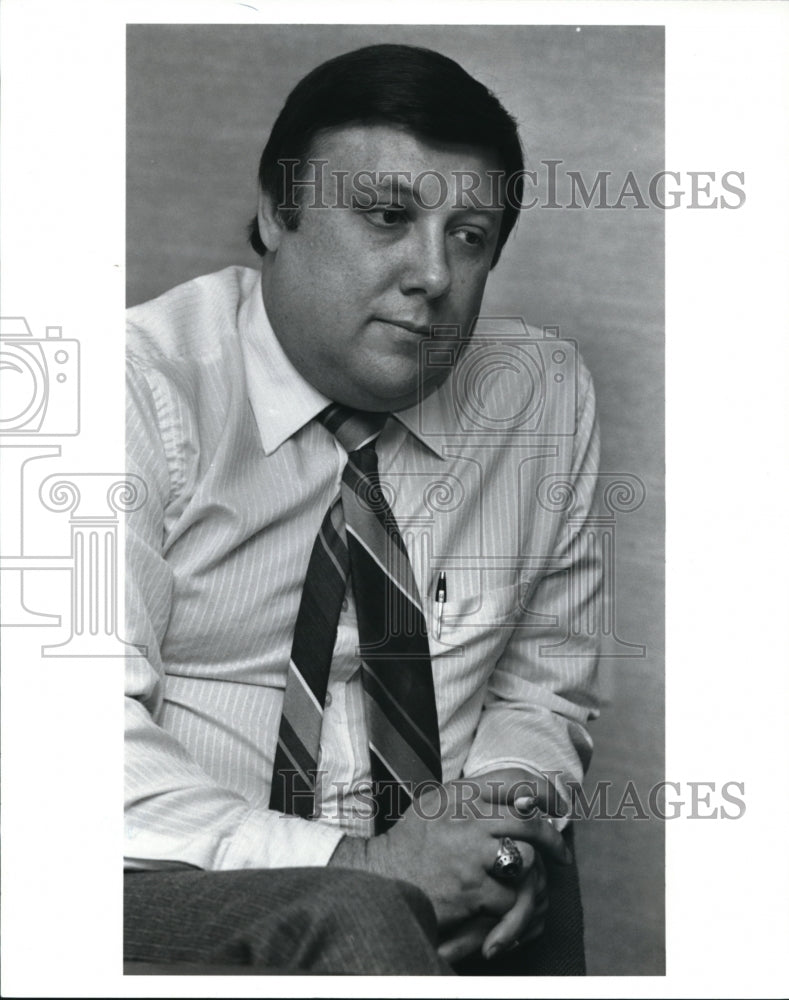 1989 Press Photo Communication Workers of America President Burne Hill- Historic Images