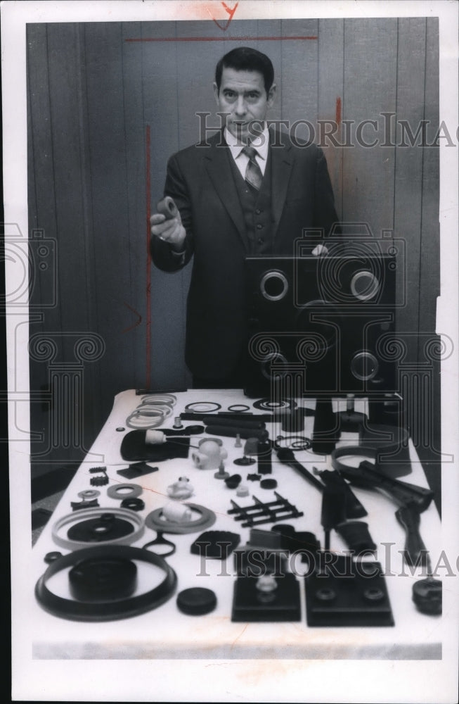 1970 Press Photo Jospeh N Jannal Pres. of Ashtabula Rubber Company - cva18363
