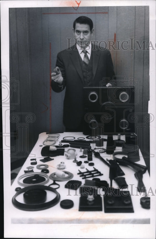 1970 Press Photo Jospeh N Jannal Pres. of Ashtabula Rubber Company - cva18363