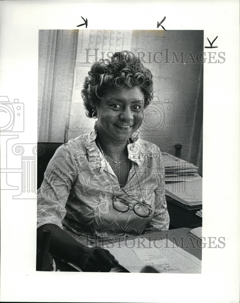 1985 Press Photo Eloise Jackson, President of Welfare Rights Organization- Historic Images