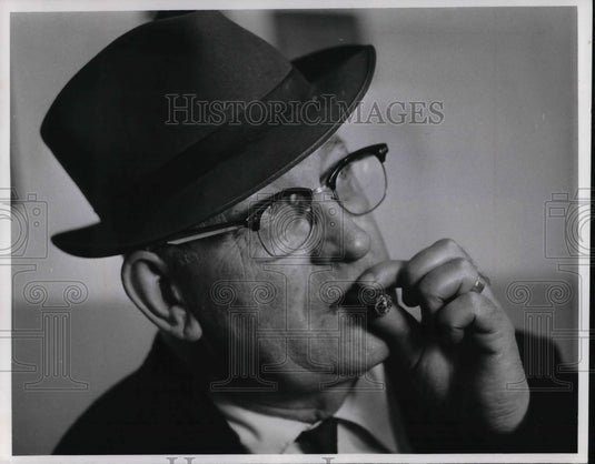 1971 Press Photo Mon Road Railroad President, Monte Holm of Moses Coulee- Historic Images