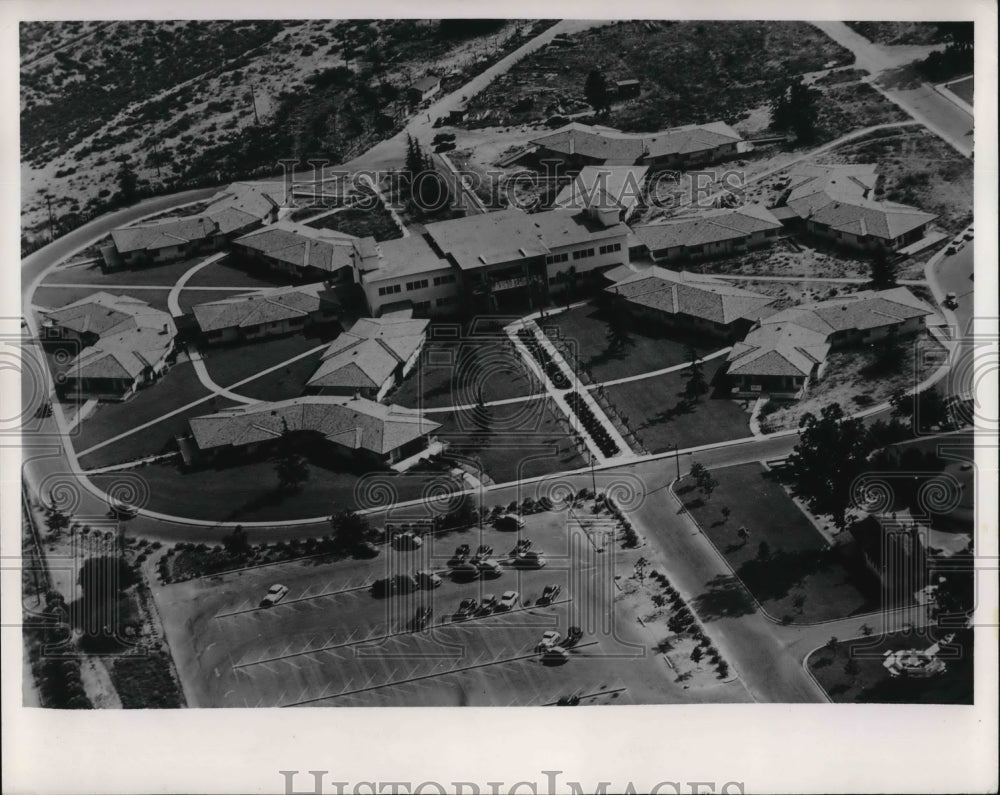 1954 Press Photo City of Home Hospital in Los Angeles California - cva20165- Historic Images