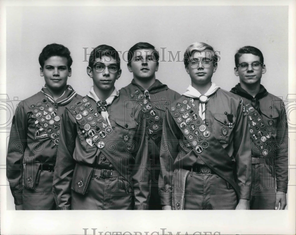 1969 Press Photo New Eagle Scouts to be honored at Troop 322 Court of Honor- Historic Images