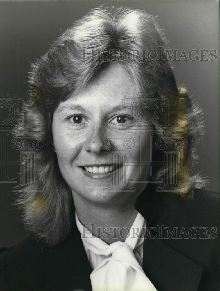 1983 Press Photo Sharon K Horing of Jonethis Organization, Akron, Ohio- Historic Images