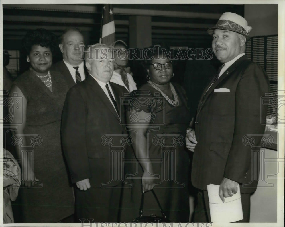 1963 Press Photo Nick Skory and James Johnson, candidates wrongly identified- Historic Images