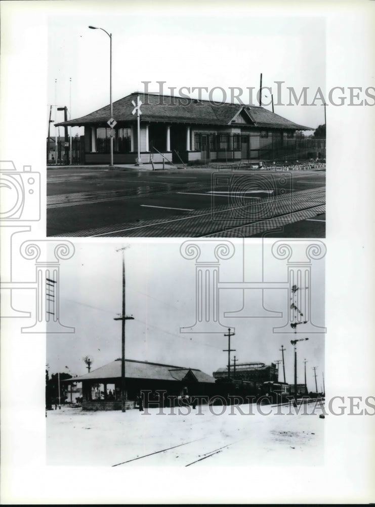  Press Photo Grand opening ceremonies for the newly restored Watts train station- Historic Images