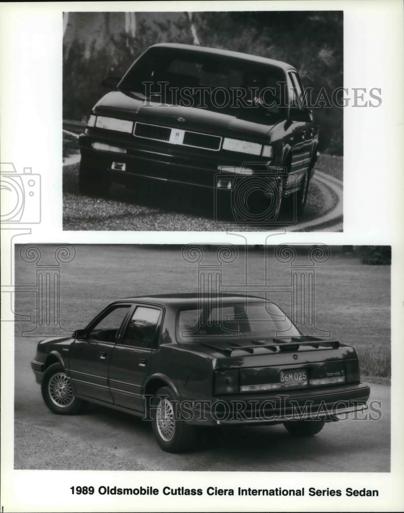 1989 Press Photo 1989 Oldsmobile Cutlass Ciera International Series sedan- Historic Images