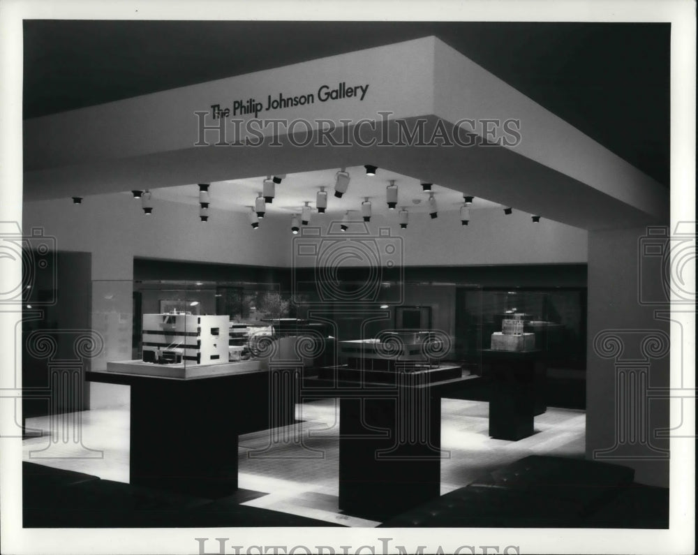 1984 Press Photo Philip Johnson Gallery at The Museum of Modern Art, New York - Historic Images