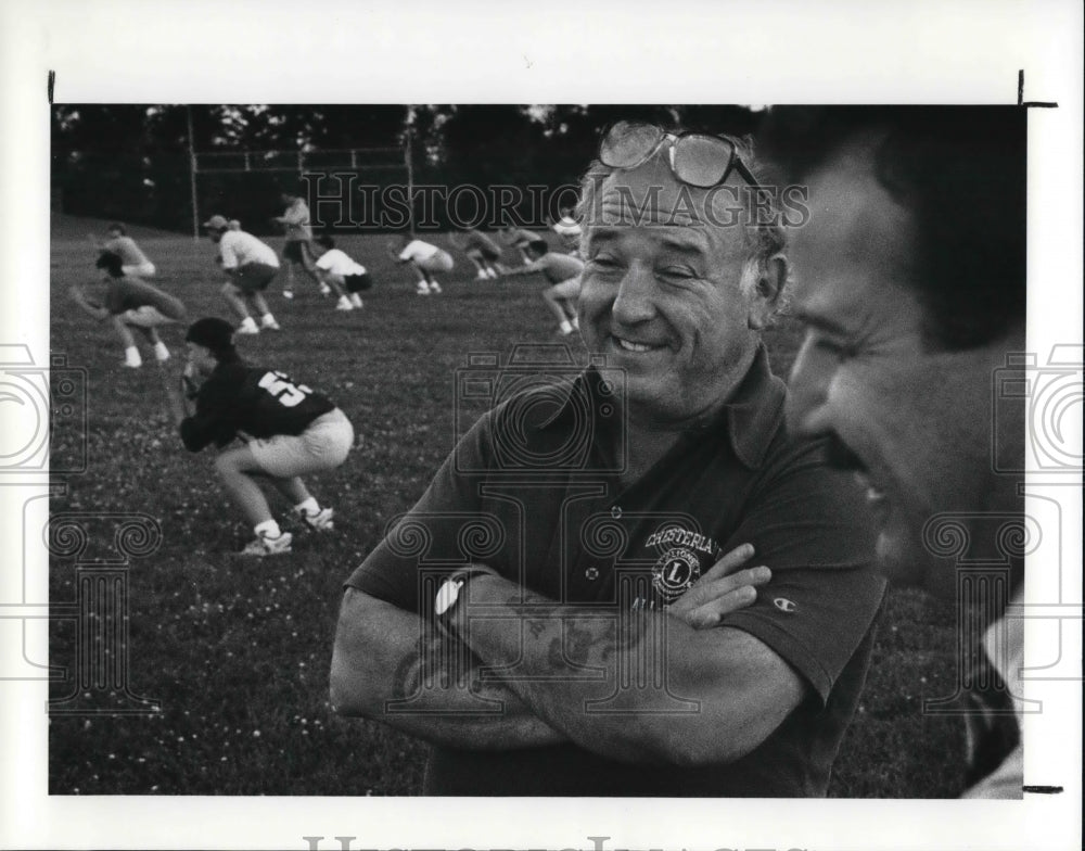 1990 Press Photo High School Head Coach Paul Koballa- Historic Images