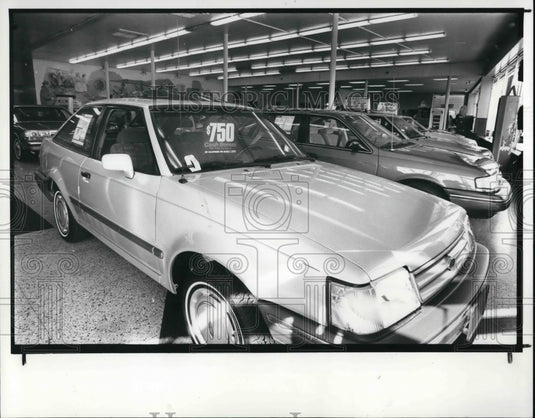1989 Press Photo Ford Escorts- Historic Images