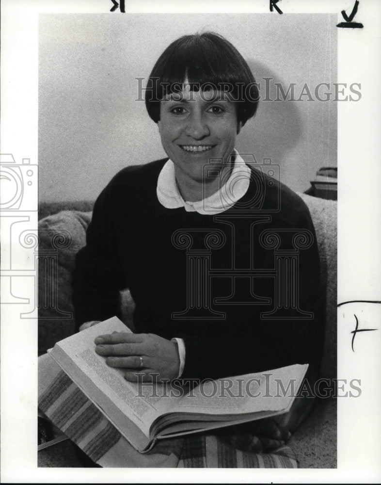 1982 Press Photo Human Rights demonstrator, Jan Kious- Historic Images