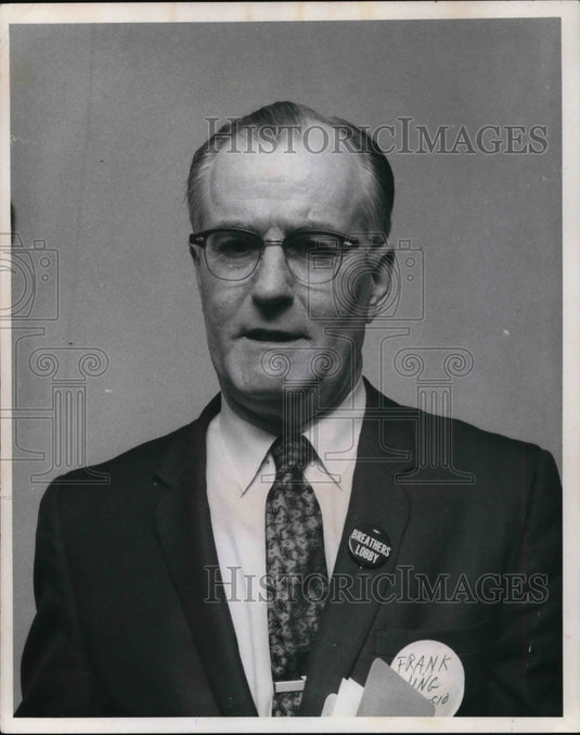 1970 Press Photo Frank W. King - cva24481