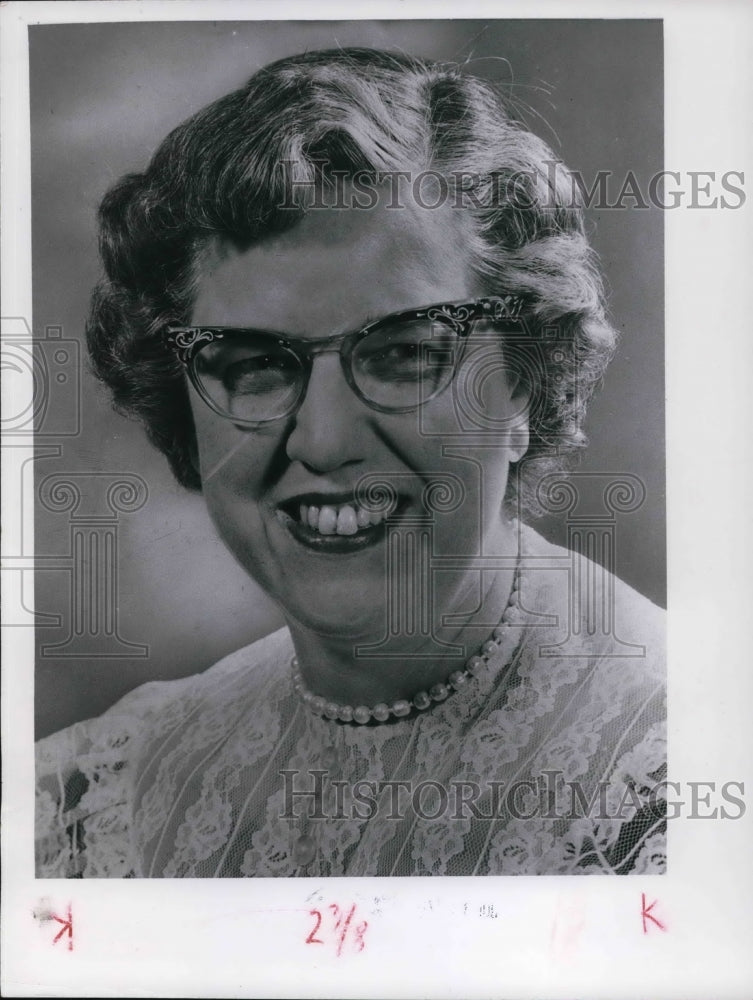 1962 Press Photo Ruth C. Klumph, Forest City Publishing Co. - cva24571- Historic Images