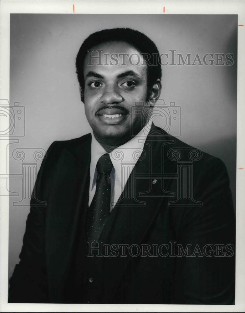 1976 Press Photo Black Professionals Organization president, Gary Jefferson- Historic Images