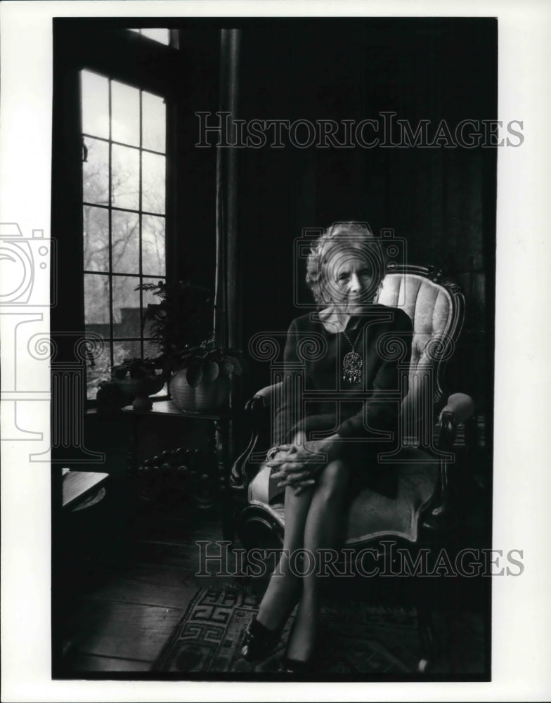 1987 Press Photo Co founder of the Karamu House, Rowena Jelliffe- Historic Images