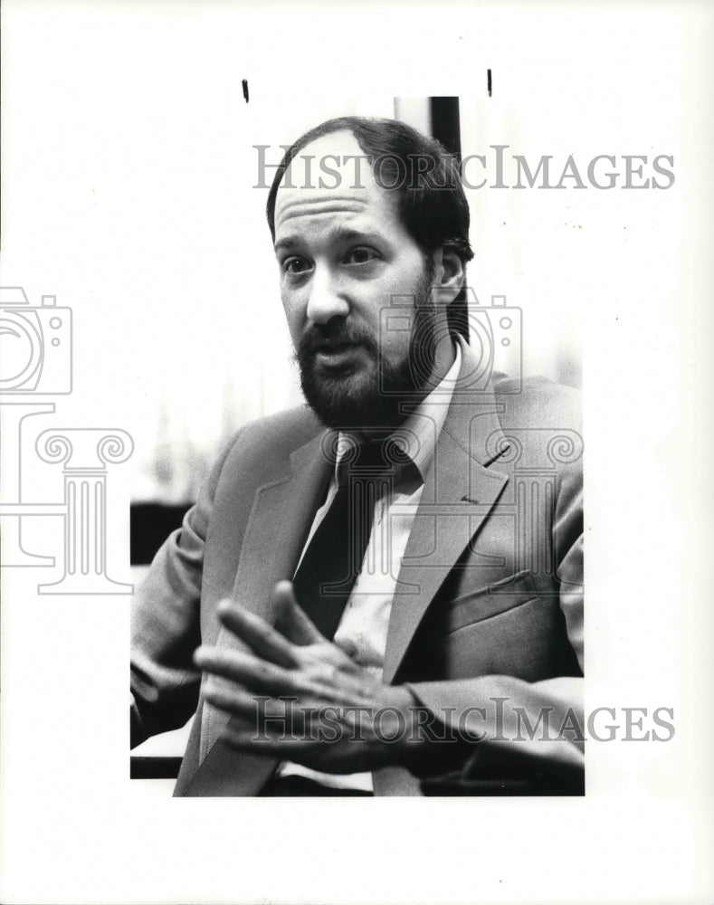 1985 Press Photo Barry S. Kellman, CSU, law school - Historic Images