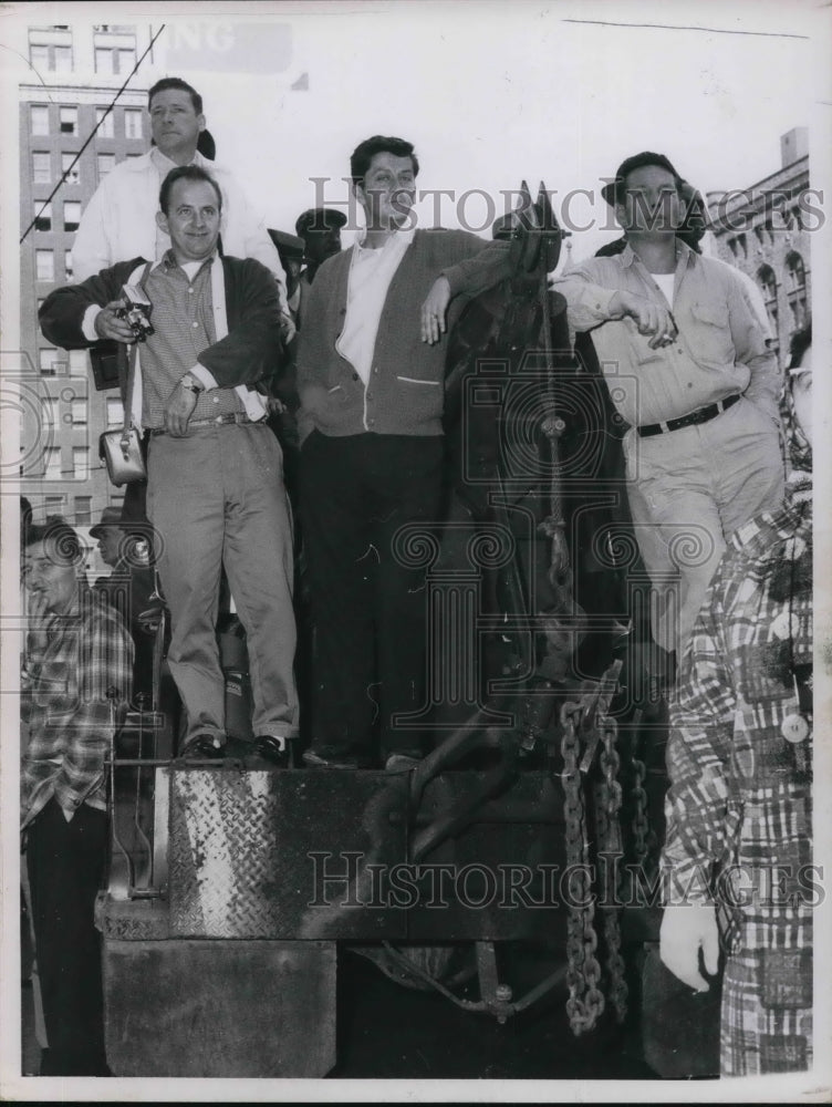 1962 Press Photo John F Kennedy Political Campaign visit in Cleveland- Historic Images