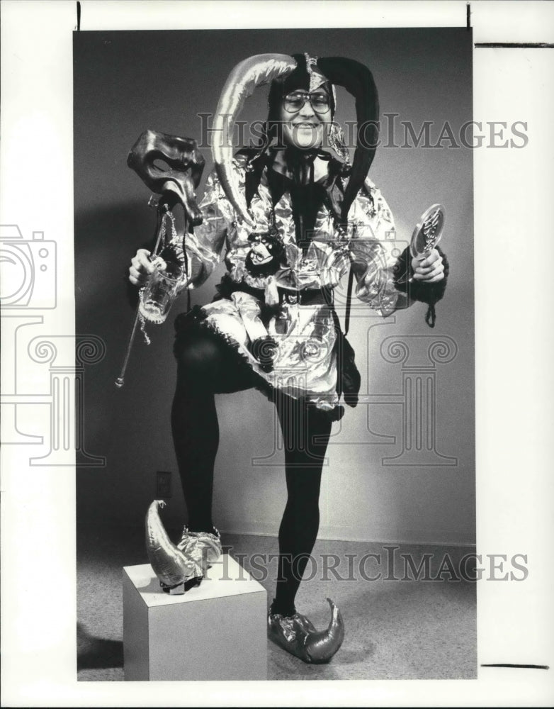 1988 Press Photo Josef Julian of the German Carnival- Historic Images