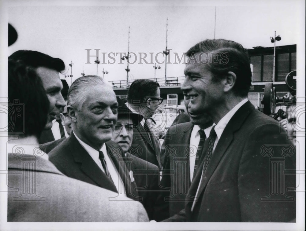 1968 Press Photo New York City Mayor John Lindsay visits Cleveland - cva26303- Historic Images