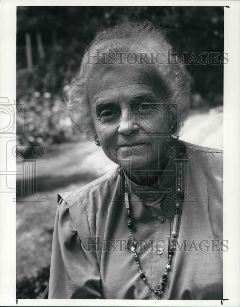 1991 Press Photo Elizabeth Flory Kelly, former actress and theater educator- Historic Images