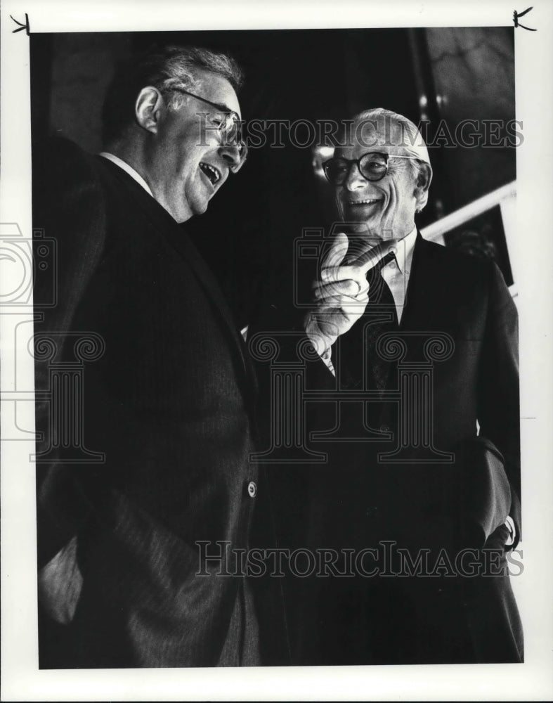 1987 Press Photo John Lewis with Julien McCall- Historic Images