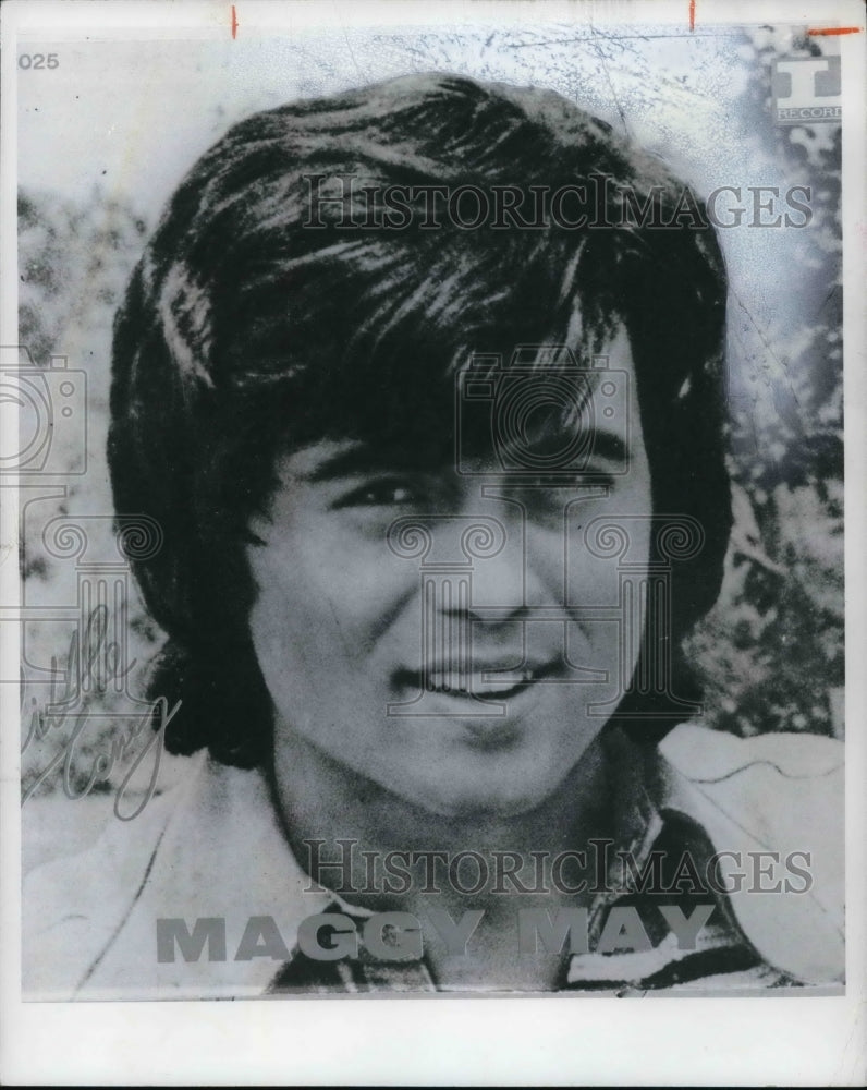 1974 Press Photo Little Tony Italian-born Sammarinese pop singer and actor.- Historic Images