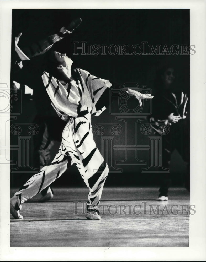 1986 Press Photo Escargot rehearsal by the Cleveland Ballet- Historic Images