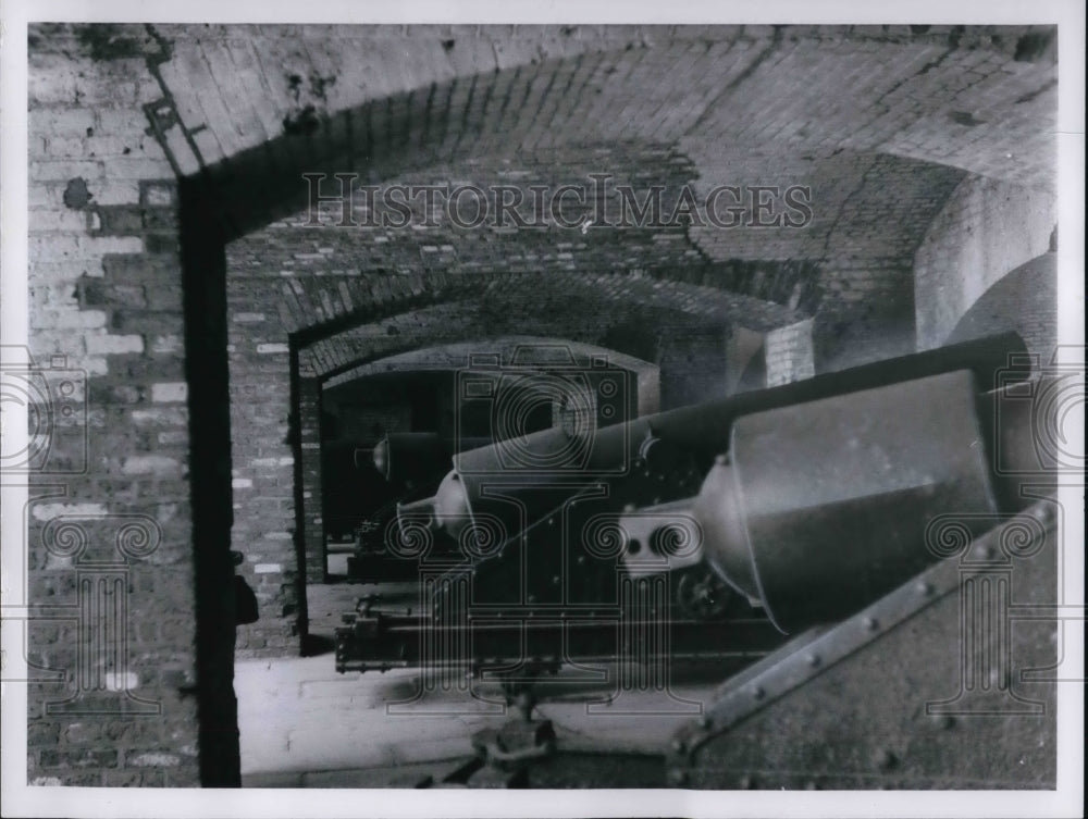 1960 Press Photo The Parrot Rifle excavated at  Sumter- Historic Images