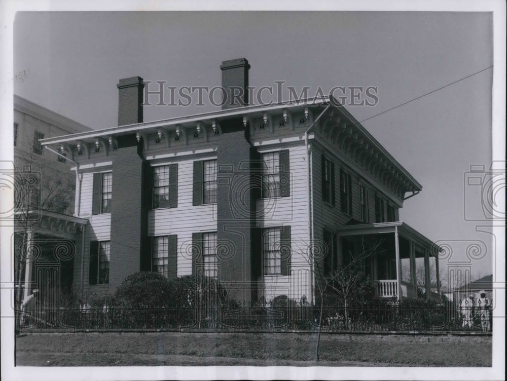 1960 Press Photo The Jefferson Davis House - Historic Images