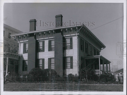 1960 Press Photo The Jefferson Davis House - Historic Images