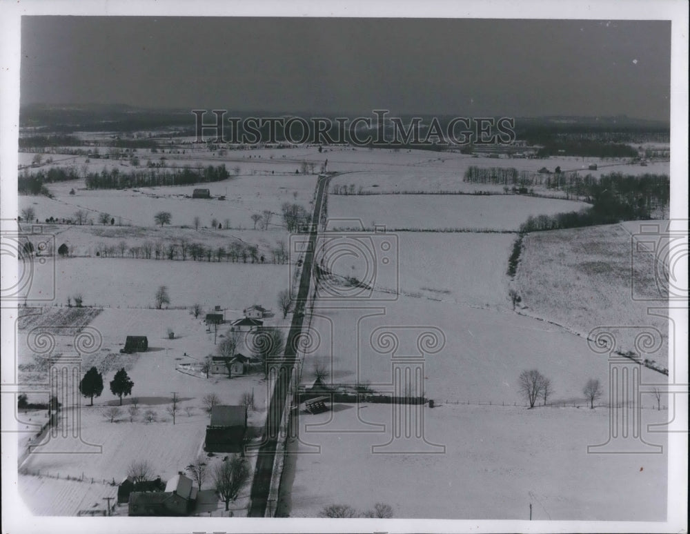 1960 Press Photo The Fairview Kentucky from Jeff Davis monument view - cva27572- Historic Images