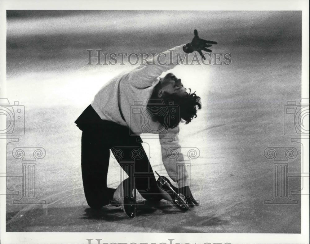 1985 Press Photo Tonia Kwiatkowski with her routine - Historic Images