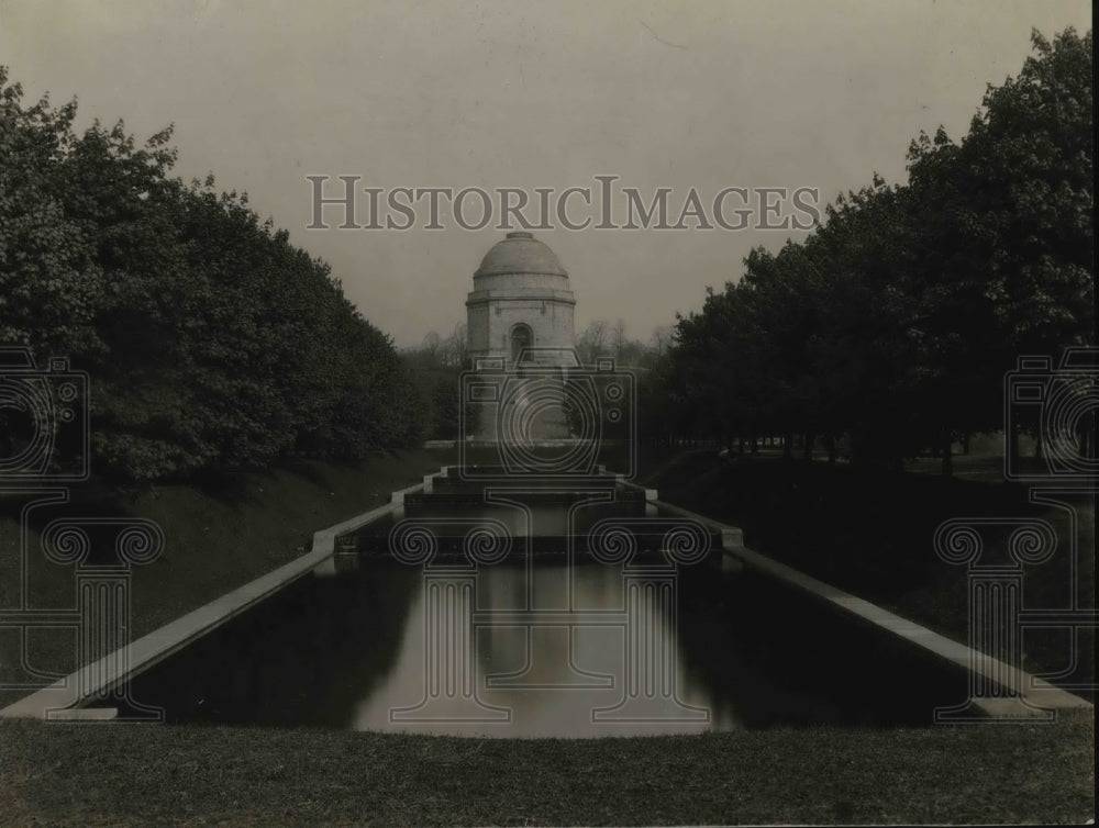 1924 Press Photo McKinley Memorial at Canton, Ohio- Historic Images