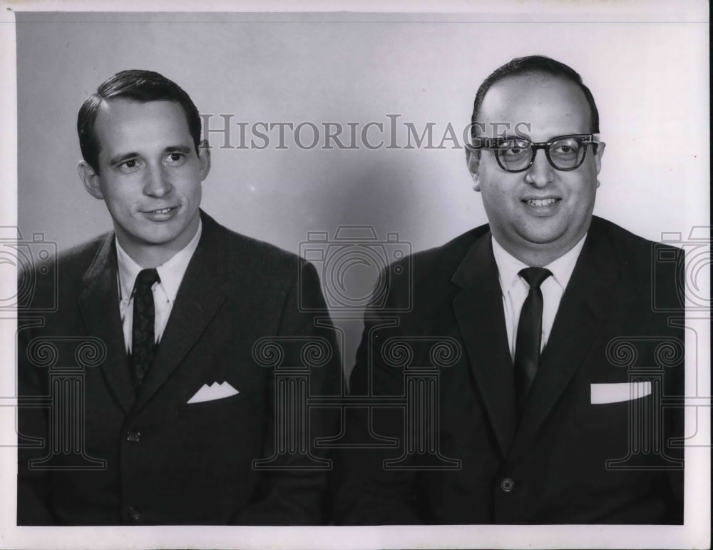 1966 Press Photo David Nadeaw and Charles Tarantiro - Historic Images