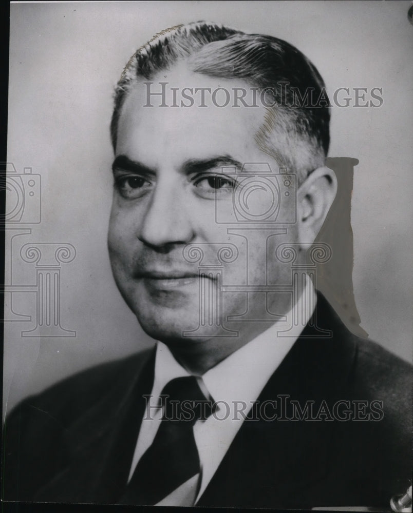 1955 Press Photo Faud A. Khadder, mayorality candidate South Russell - Historic Images