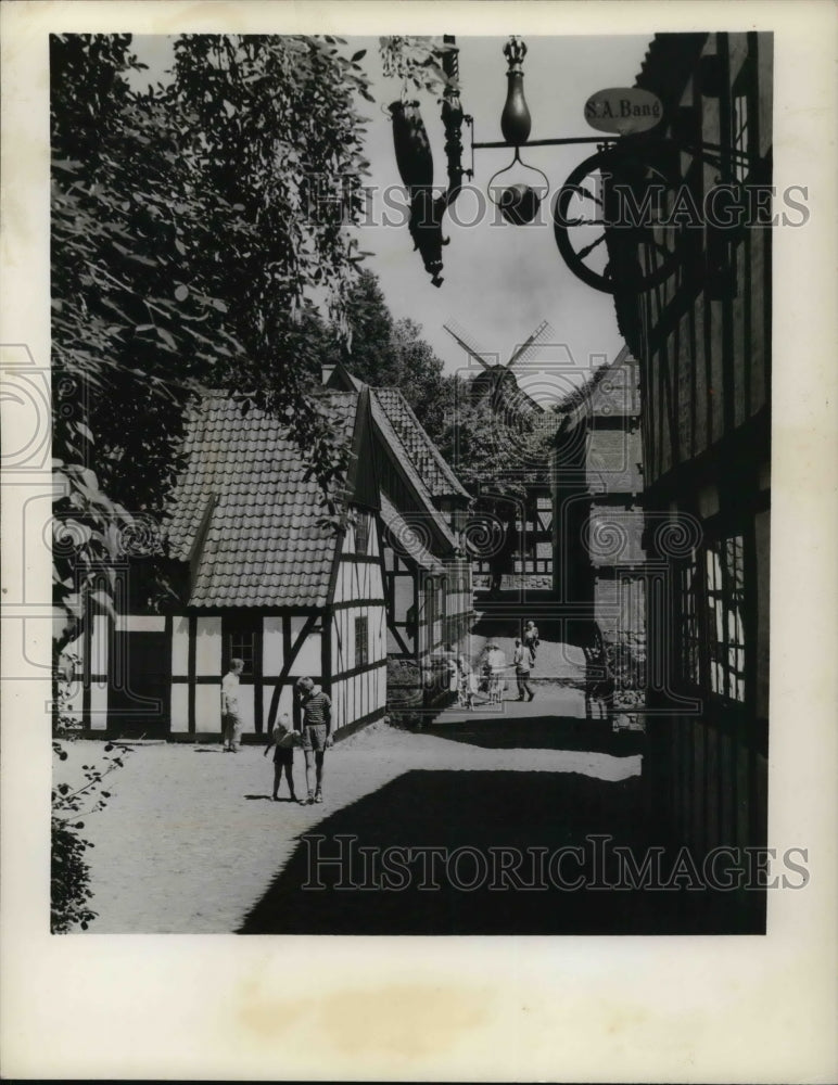 1965 Press Photo Old Town Museum in Denmark- Historic Images