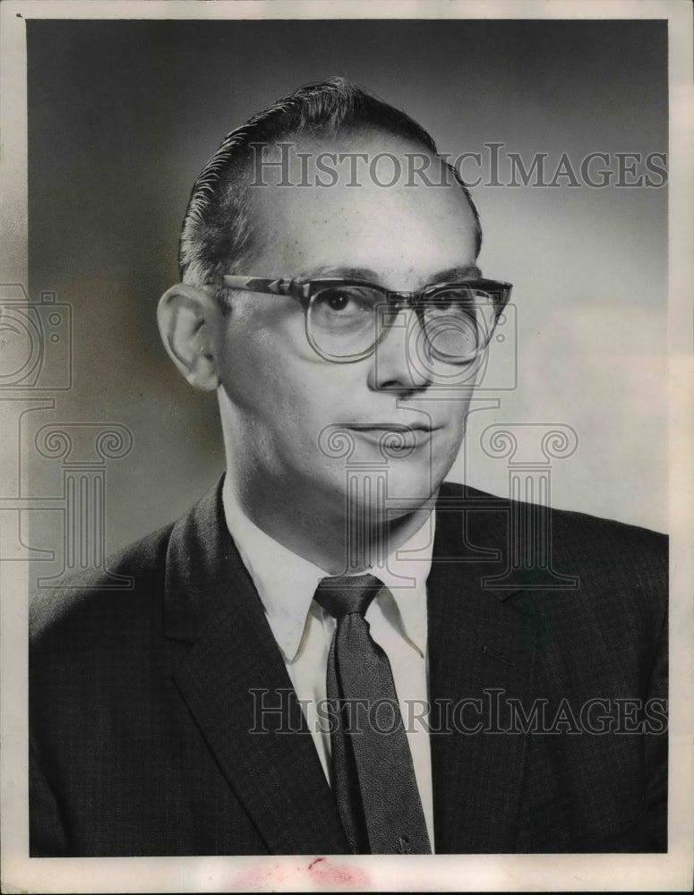 1963 Press Photo Samuel F Marshall- PD&#39;s Assistant Metropolitan State Editor  - Historic Images