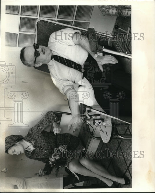 1968 Press Photo Prince Rainier donated blood to the Red Cross- Historic Images