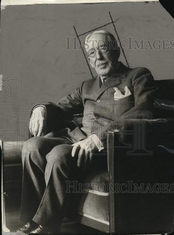 1938 Press Photo Samuel Mather, Cleveland capitalist and philantropist- Historic Images