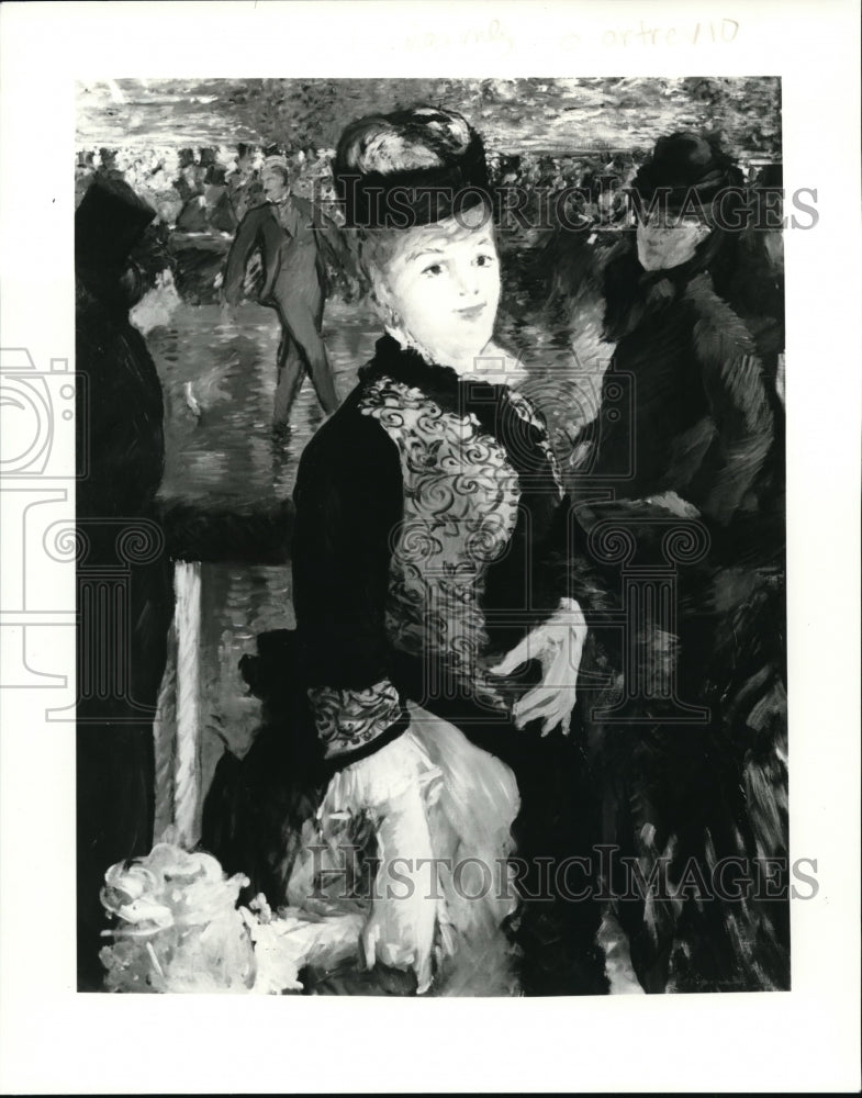 1993 Press Photo Skating oil on canvas by Edouard Manet- Historic Images