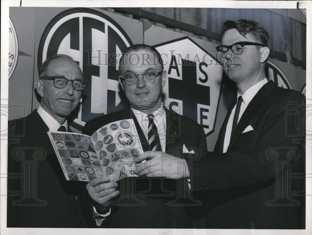 1962 Press Photo Congressman Minshall at Cleveland Technical Societies Council- Historic Images