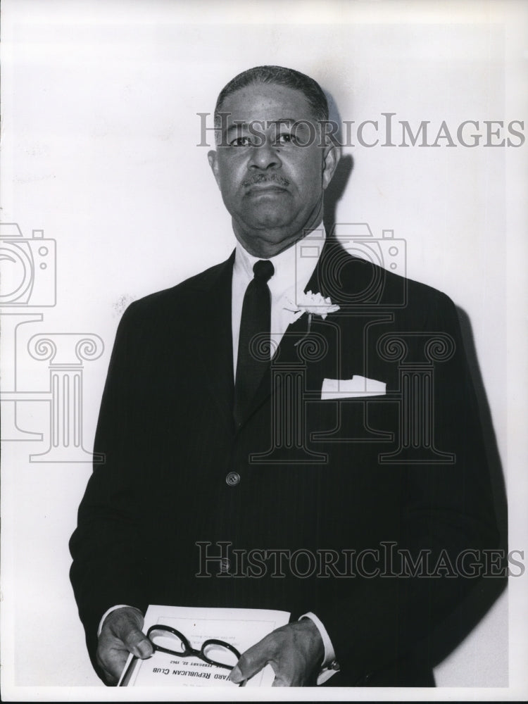 1962 Press Photo Grant Reynolds,counsel to national chairman of Republican Party- Historic Images