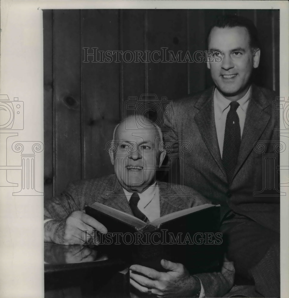 1954 Press Photo Judge James Garfield Stewart &amp; Potter Stewart - Historic Images